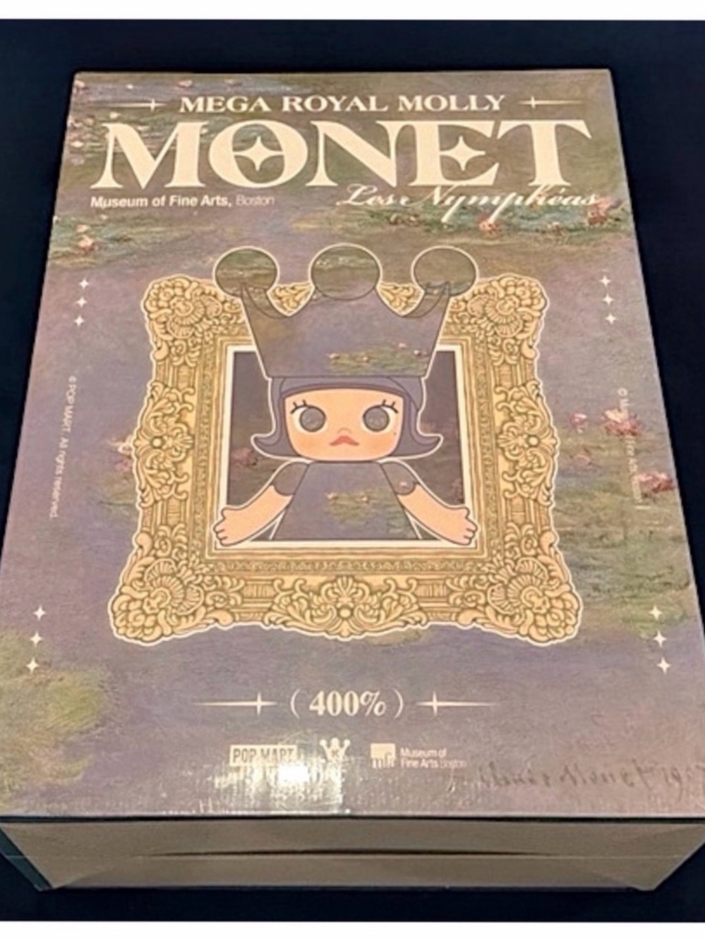 Pop Mart Mega Royal Molly Monet 400% Figure - Purple - Picture 2 of 5